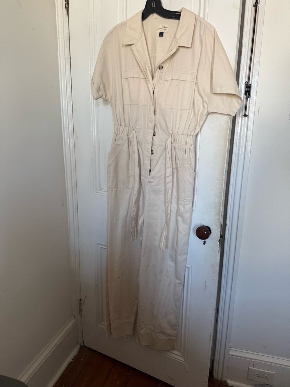 Universal Thread Cream Utility Jumpsuit